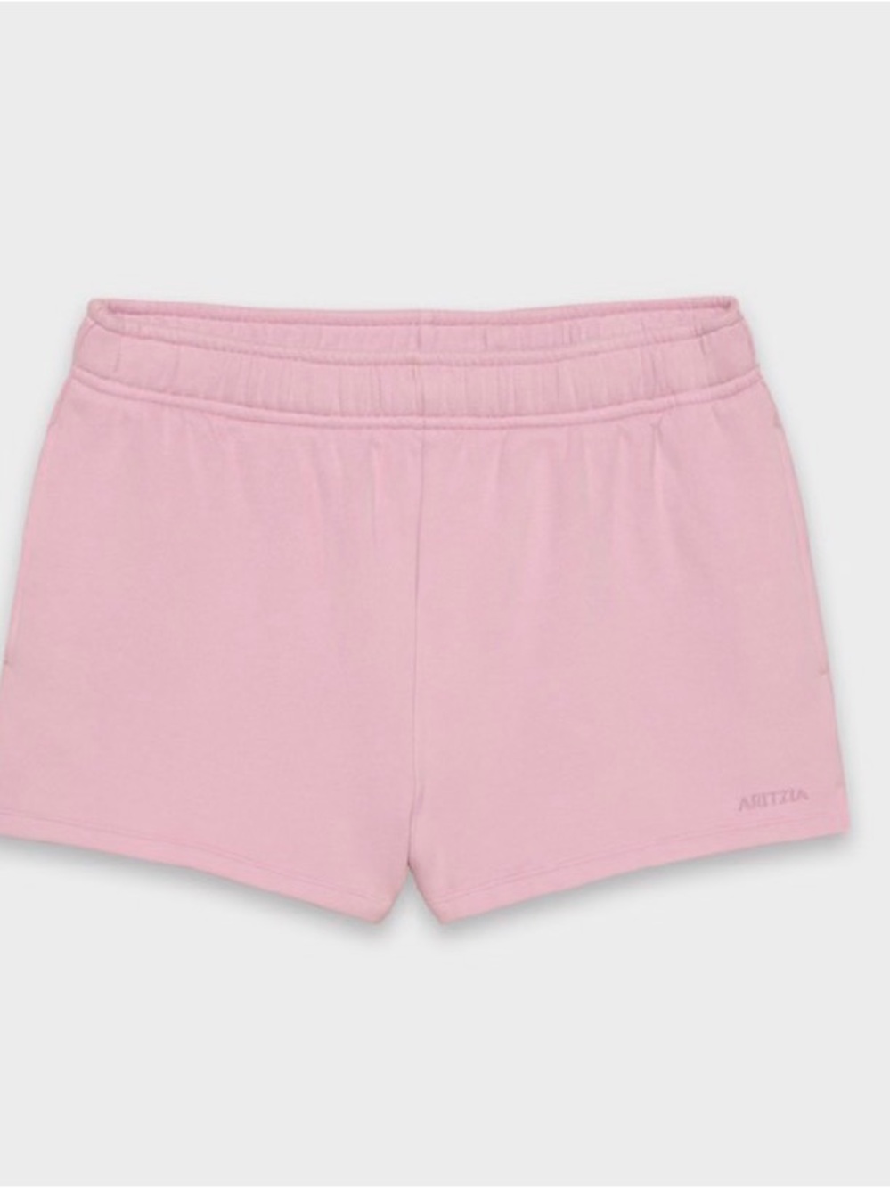 Aritzia Cozy Sweatfleece Mega Hi-Rise Mini Short (Sweet Pea Purple)